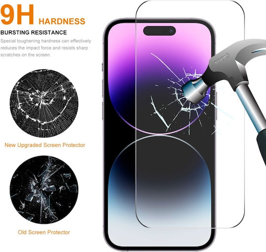 9h 2.5D 0.26mm Tempered Glass 10pcs (iPhone 15 Pro Max)