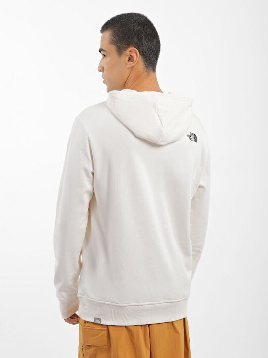 The North Face White with Hood