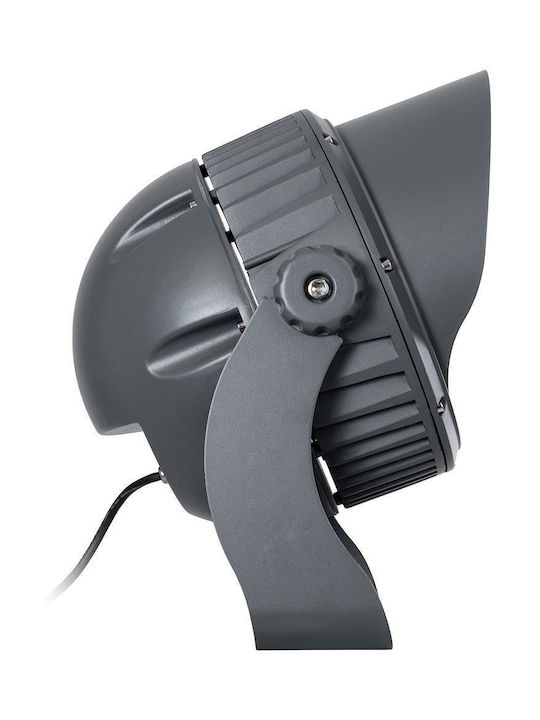 GloboStar Flooddimo Lampă De Podea Pentru Exterior LED Mașină De Spălat Pe Perete 100W Cu Lumină Alb Cald IP67 Alb