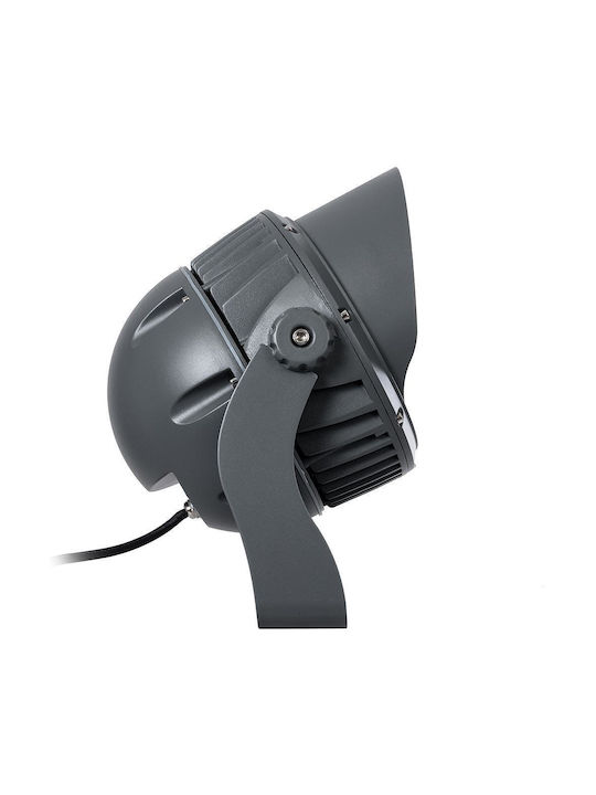 GloboStar Flooddimo Lampă De Podea Pentru Exterior LED Mașină De Spălat Pe Perete 54W RGBW IP67 Gri