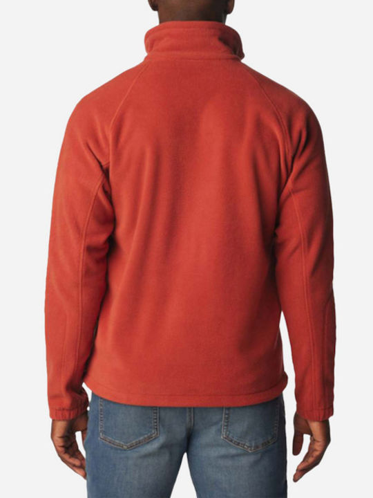 Columbia Men's Cardigan with Zipper Orange