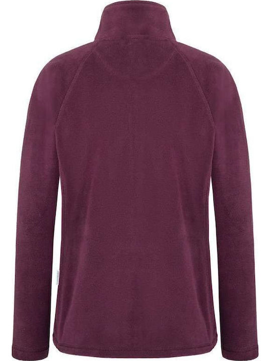 Fleece Jachetă de damă în Violet Culoare