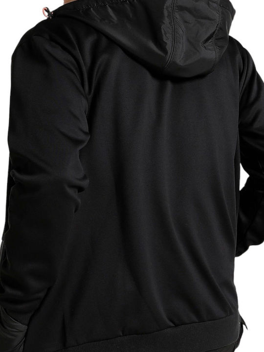 Puma Men's Sweatshirt Jacket with Hood Black