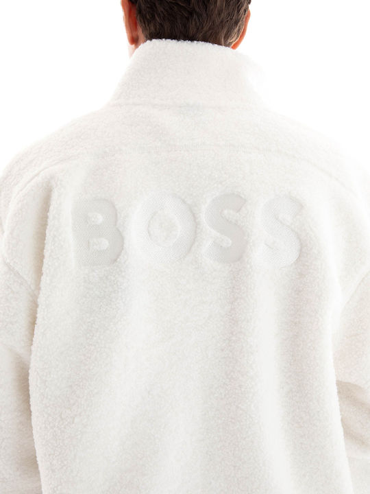 Hugo Boss Herren Winter Jacke Lässig Weiß