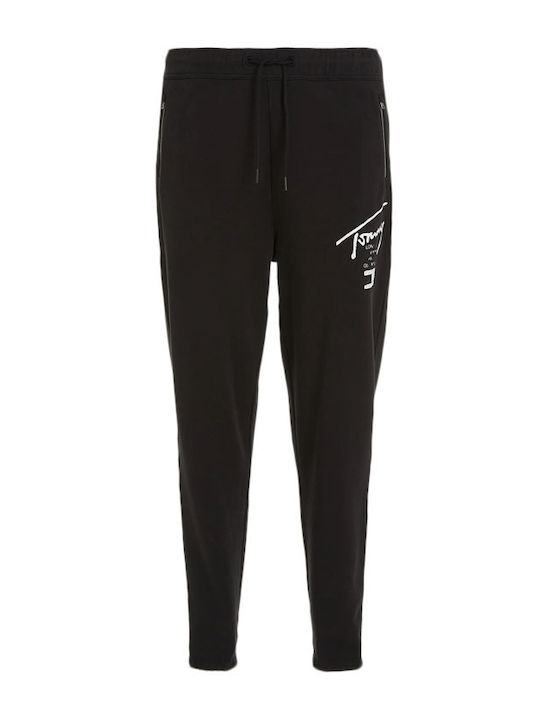 Sweatpants with Elastic Black