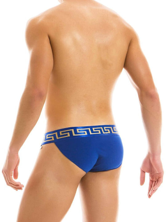 Herren Slips Blau 1Packung