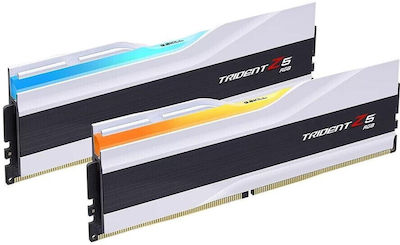 G.Skill Trident Z5 RGB 64GB DDR5 RAM with 2 Modules (2x32GB) and 6400 Speed for Desktop