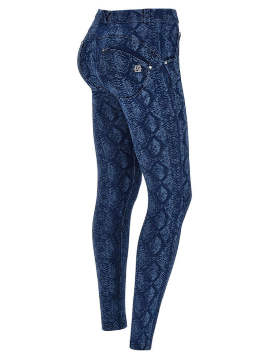 Freddy Damen Stoff Hose Blau