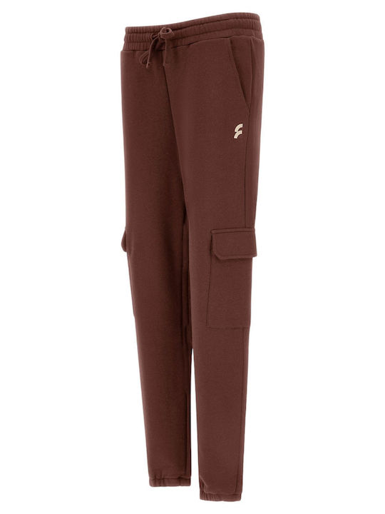 Freddy Damen Stoff Hose Braun