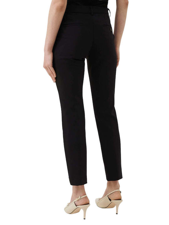 Marella Damen Chino Hose Schwarz