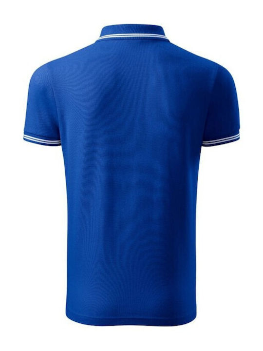 Adler Ανδρικό Διαφημιστικό T-shirt Κοντομάνικο σε Μπλε Χρώμα