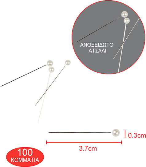 Tpster 100 Piuneze de hartă 37mm 25972
