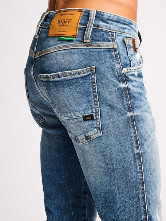 Sapphire Men's Jeans Pants with Slim Fit Blue