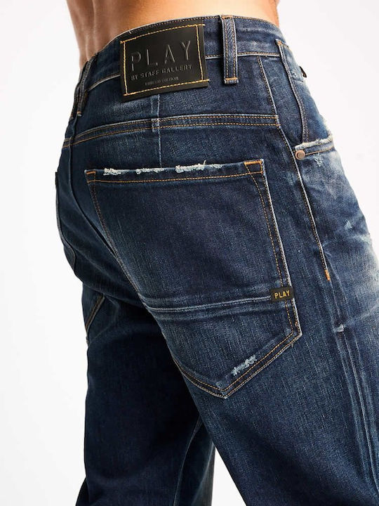 Bob Herren Jeanshose Blau