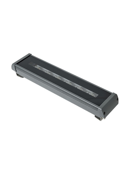 GloboStar Lampa De Podea Pentru Exterior LED Mașină De Spălat Pe Perete 18W Cu Bianco Reglabil IP67 Portocalie