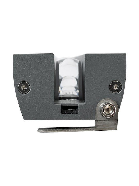 GloboStar Lampa De Podea Pentru Exterior LED Mașină De Spălat Pe Perete 36W Cu Lumină Alb Natural IP67 Gri