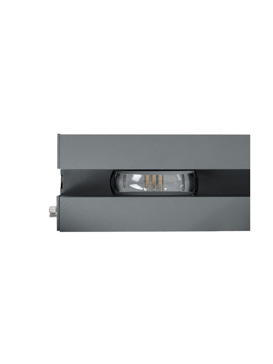 GloboStar Lampa De Podea Pentru Exterior LED Mașină De Spălat Pe Perete 18W Cu Lumină Bianco Reglabilă IP67 Portocalie