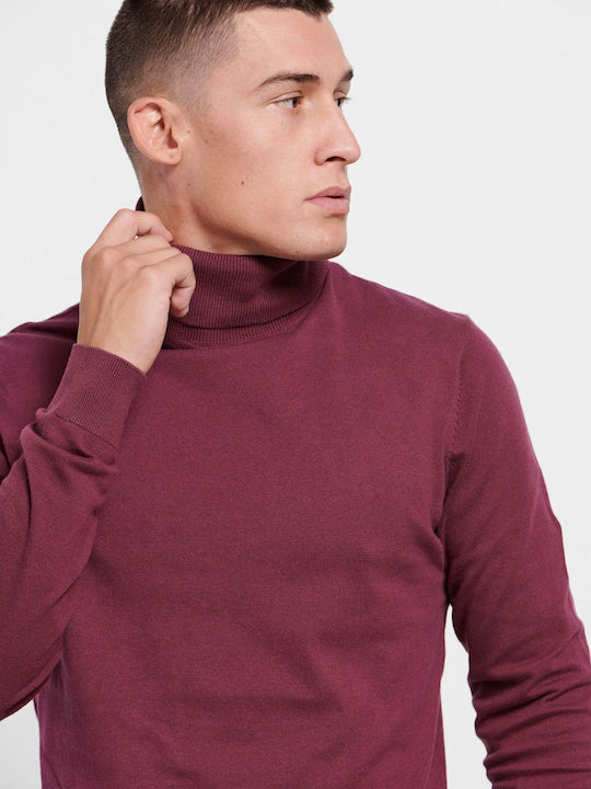 Long Sleeve Sweater Burgundy