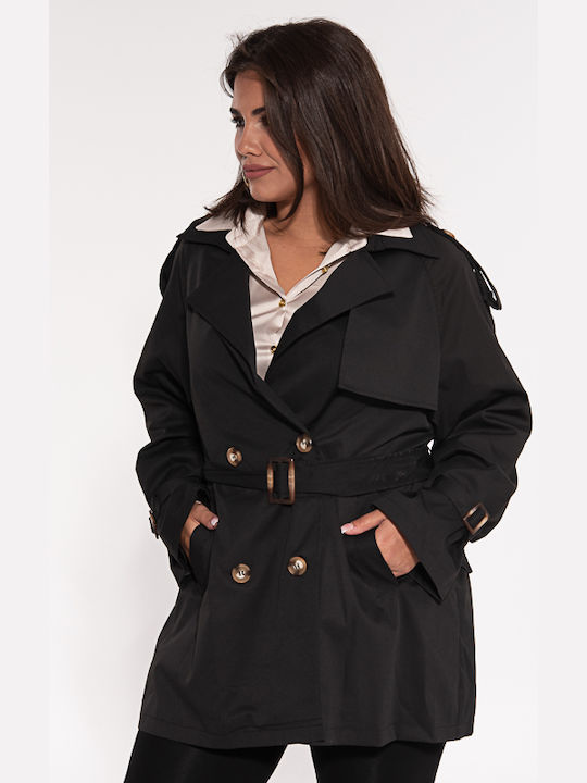 Korinas Fashion Frauen Schwarz Jacke