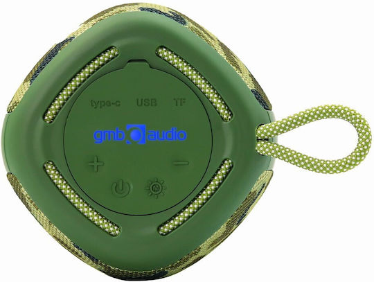 Gembird Ηχείο Bluetooth 5W με Ραδιόφωνο και Διάρκεια Μπαταρίας έως 3 ώρες Light Camo SPK-BT-LED-03-CM