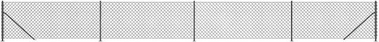 vidaXL Wire Fencing Galvanized with PVC Coating Set Gray 1x10m