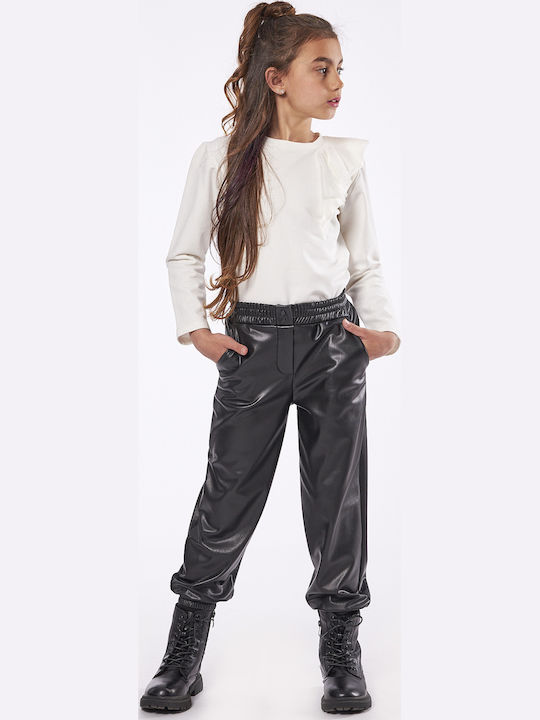 Kids' Denim Pants Black