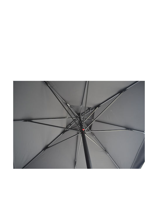 Quadratischer Aluminium-Grauer Garten- und Terrassen-Sonnenschirm 4x4m