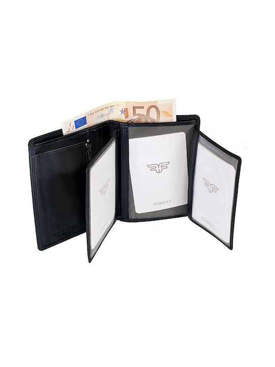 Herren Brieftasche Karten mit RFID Schwarz