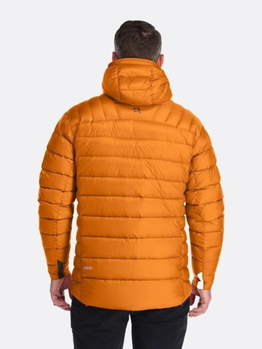 Rab Herren Winter Jacke Lässig Orange