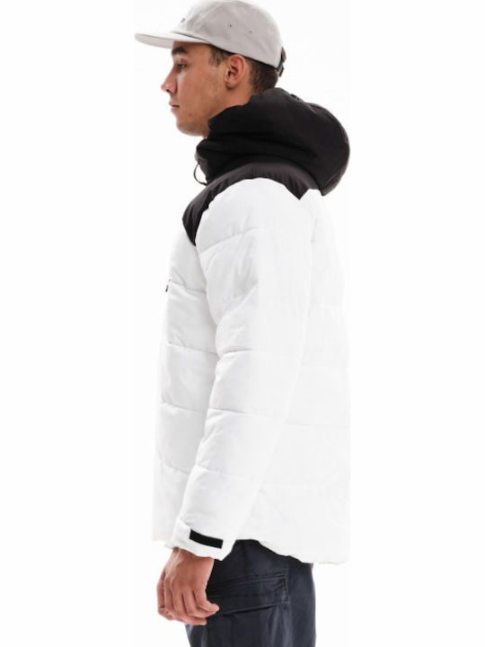 Winter Jacket Puffer Waterproof and Windproof White