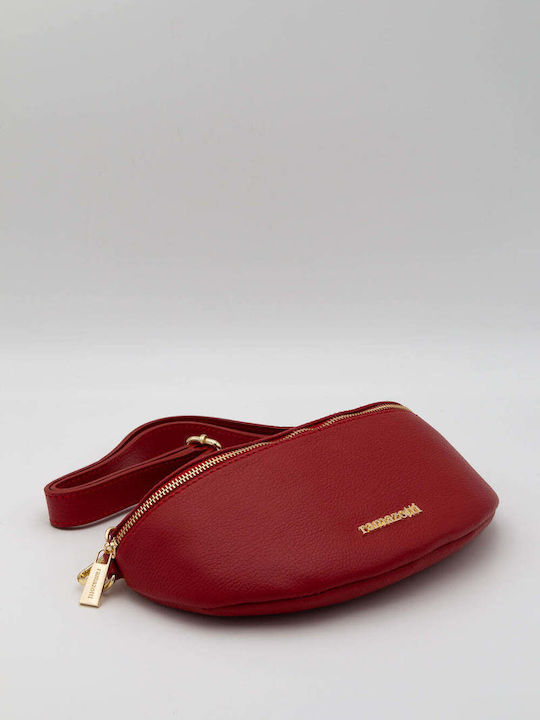 Ramazotti Leather Waist Bag Red