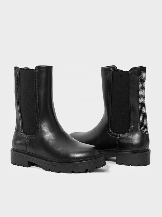 Stiefeletten Damen Schwarz