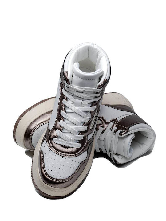 Adidași Flatforms tip Botine Pentru Femei Alb / Pewter