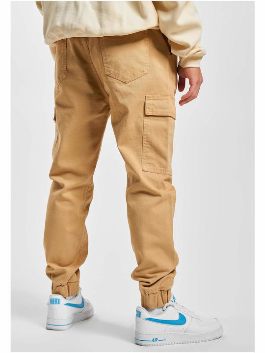 Def Men's Trousers Cargo Beige