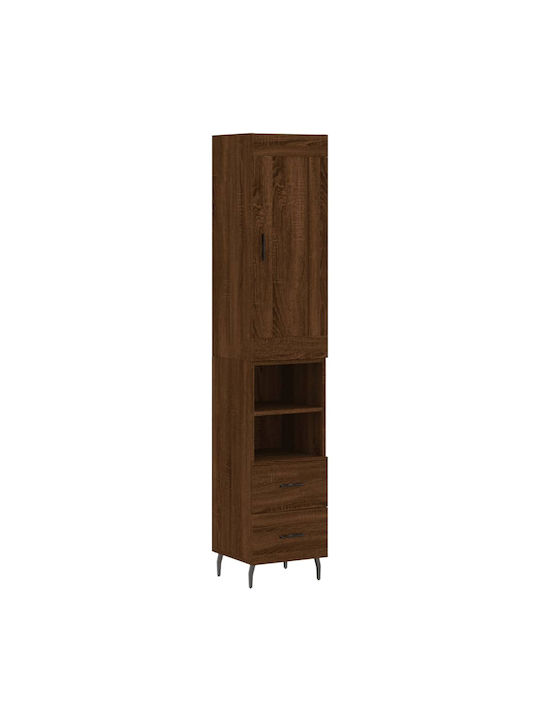 Cabinet pardoseală Stejar maro 34.5x34x180cm