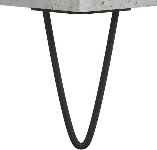 Bücherregal Grau 69.5x34x180cm