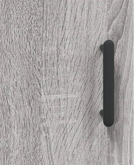 Bibliothek Grau 34.5x34x180cm