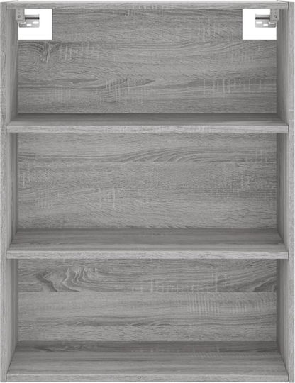 Wohnzimmer Nische aus Spanplatte Grau 69.5x34x180cm
