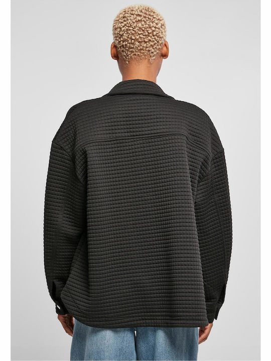 Femeie Negru Overshirt