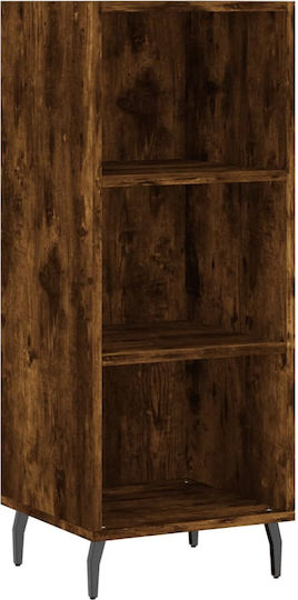 Bibliotecă Stejar Fumuriu 34.5x34x180 cm