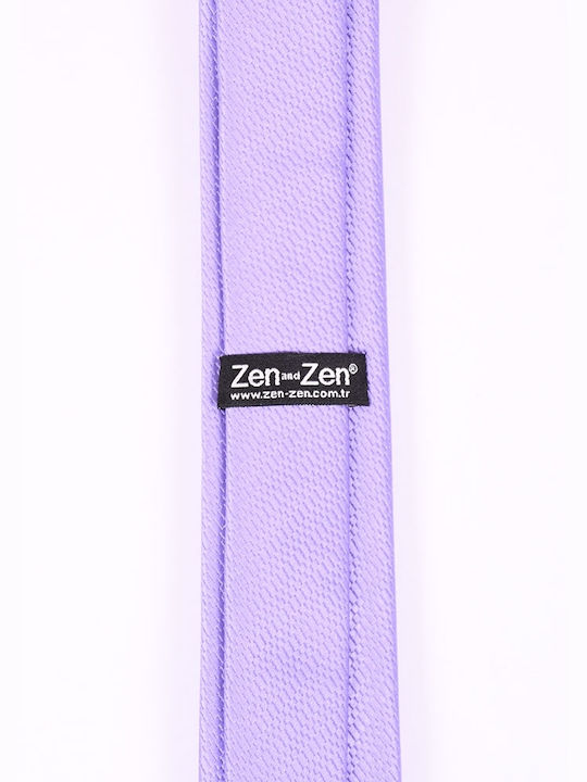 Zen And Zen Men's Tie Monochrome Lilac