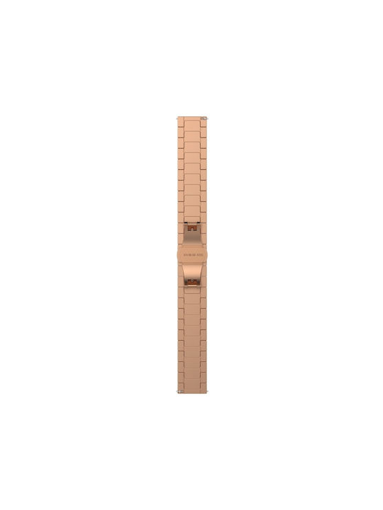 Fit Mini One Bead Metal Steel Watch Strap Stainless Steel Pink (Huawei Watch Fit mini)