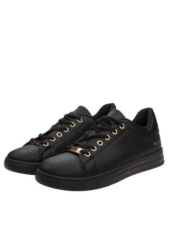 Plato Ox-2528 Γυναικεία Sneakers Μαύρα