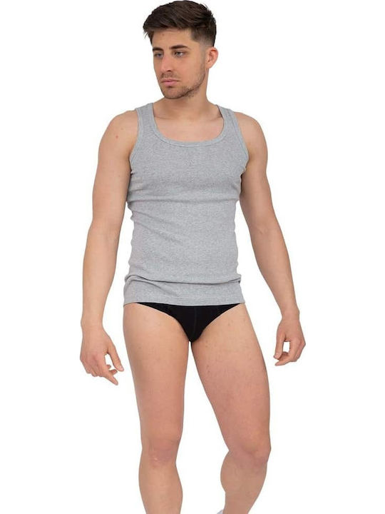 Men's Sleeveless Undershirt Gray