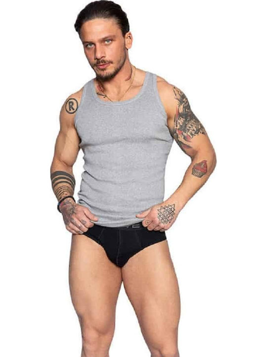 Men's Sleeveless Undershirt Gray