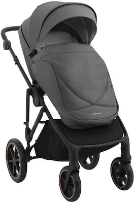 Kikka Boo Thea Adjustable 2 in 1 Baby Stroller Suitable for Newborn Grey 2024 11.3kg