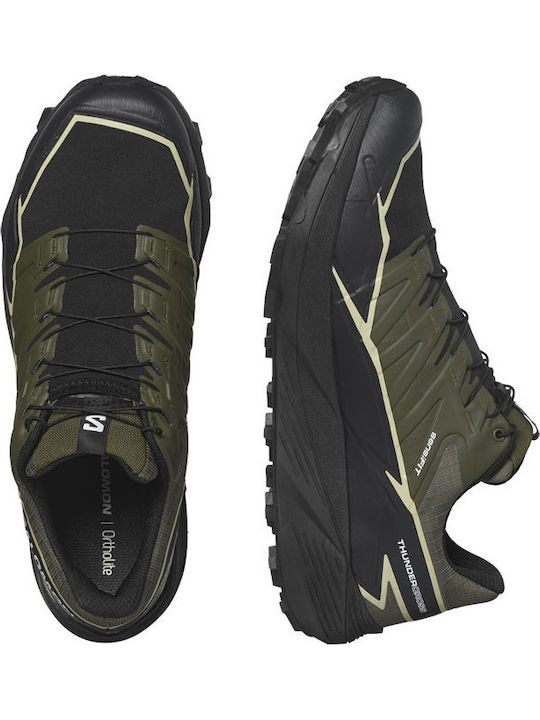 Salomon Thundercross Men's Waterproof Hiking Shoes With Gore-Tex Membrane Green