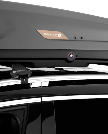Modula Falcon Μπαγκαζιέρα Οροφής Αυτοκινήτου 400lt Γκρι Matt