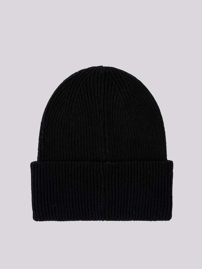 Beanie Unisex Σκούφος Πλεκτός σε Μαύρο χρώμα