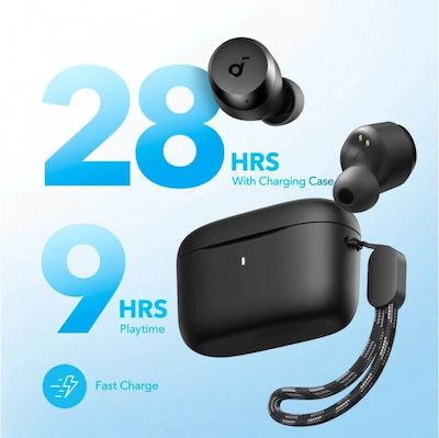 Soundcore by Anker A25i In-ear Bluetooth Handsfree Earphones with Sweat Resistance and Charging Case Blacα